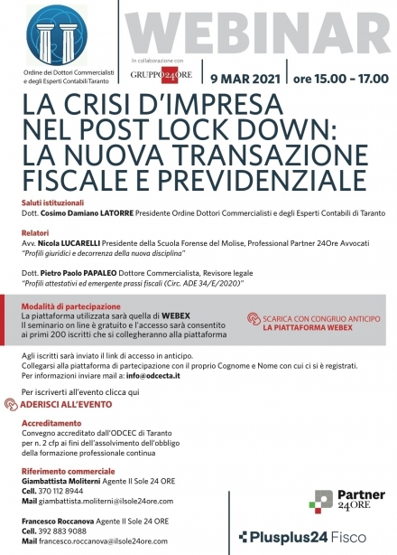 La nuova transazione fiscale e previdenziale - Studio Legale Lucarelli
